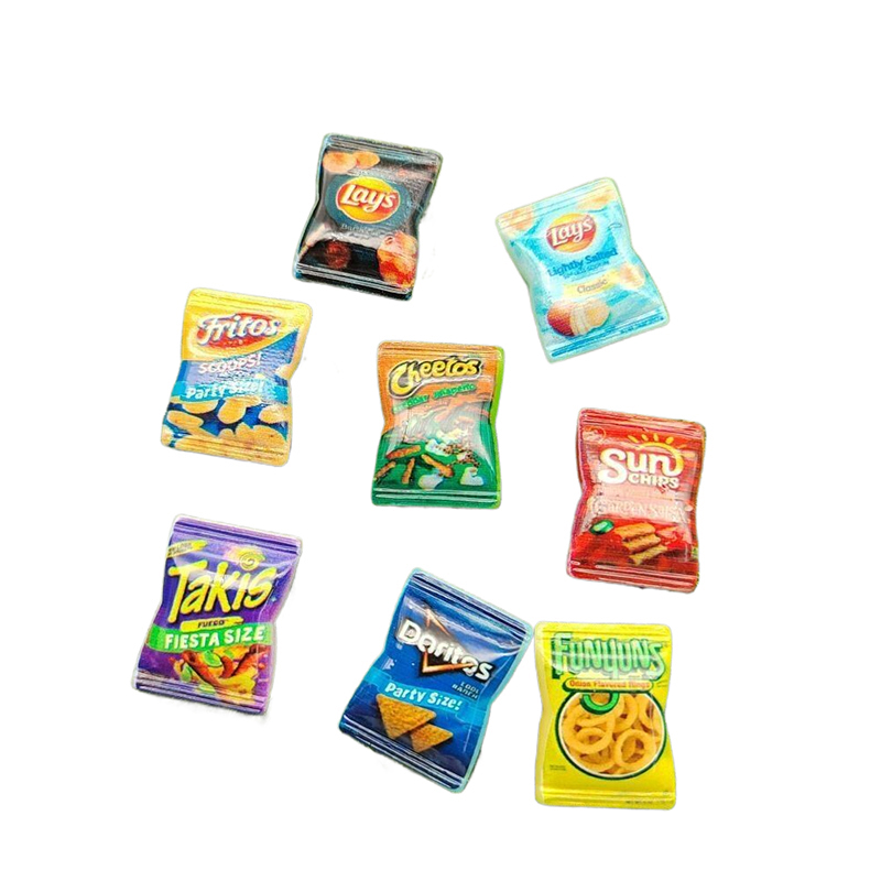 Food Snack - 10Pcs Random Simulation Potato Chips Food