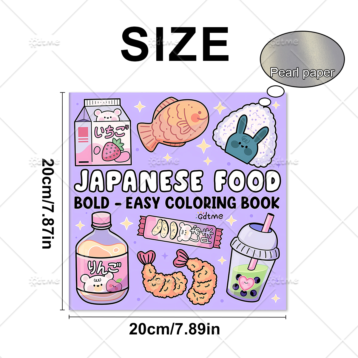 JAPANESE FOOD Bold-easy Patter - Food Snacks Coloring Book recensie en prijs