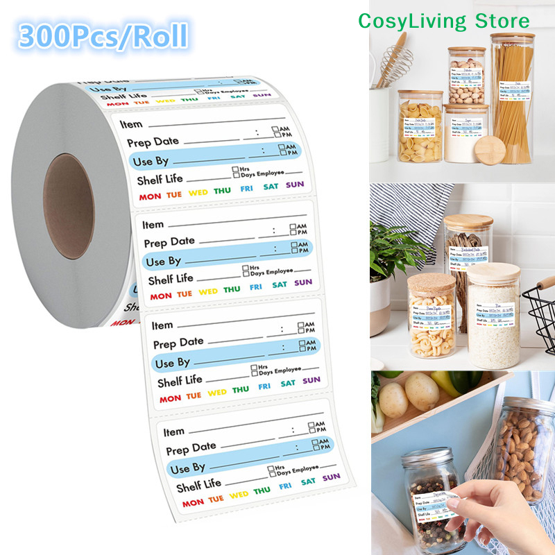 [CL]300Pcs/Roll Kitchen Date F - Food Snacks Label recensie en prijs