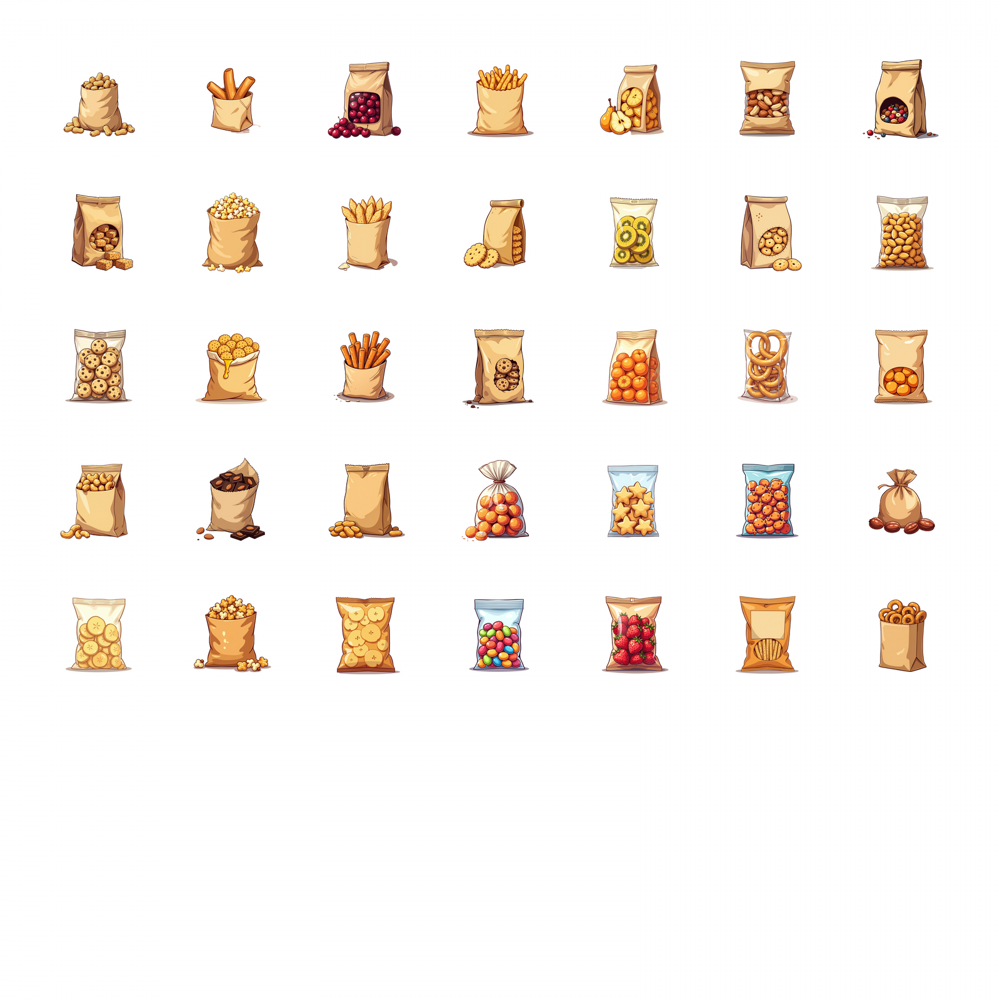 35pcs-100pcs Decals  crunchy S - Food Snacks Label recensie en prijs