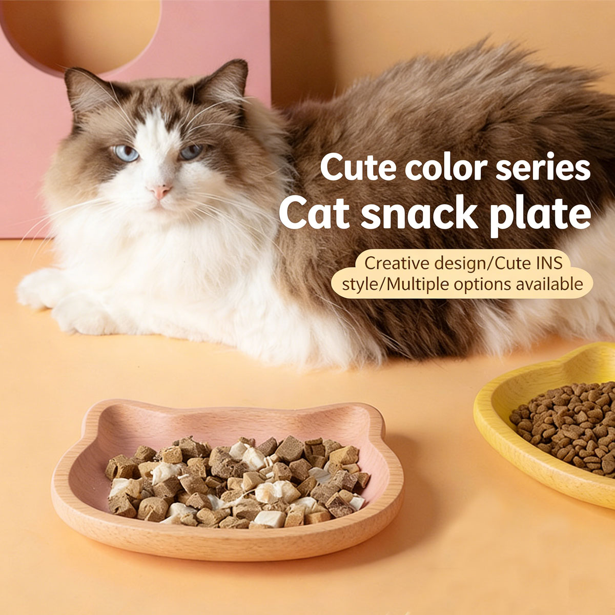 Cute Cat Shape Pet Snack Plate - Food Snacks Options recensie en prijs