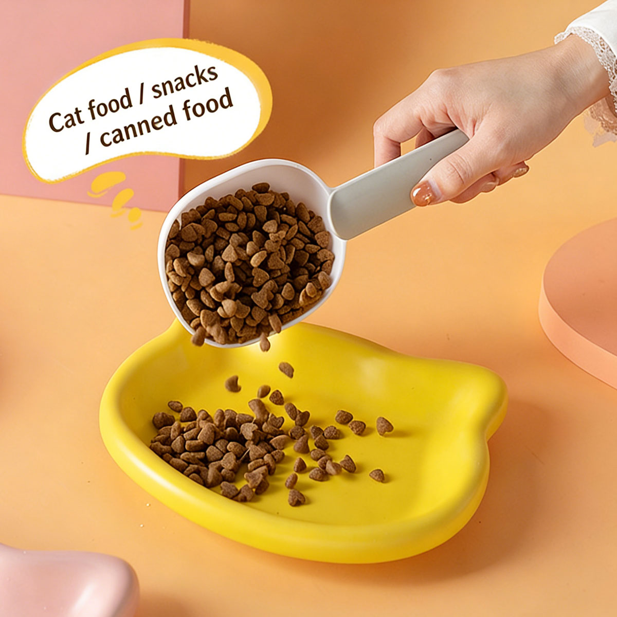 Cute Cat Shape Pet Snack Plate - Food Snacks Options recensie en prijs