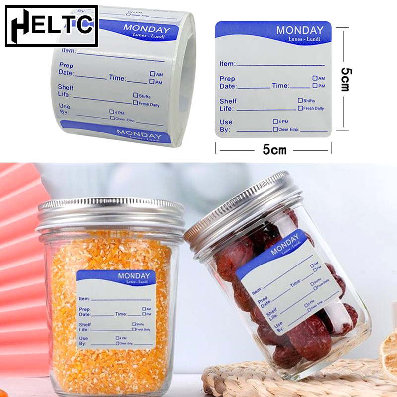 250Pcs/Roll Kitchen Date Food  - Food Snacks Label recensie en prijs