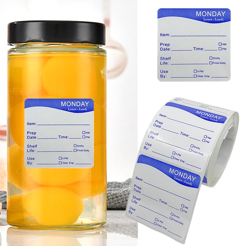 250Pcs/Roll Kitchen Date Food  - Food Snacks Label recensie en prijs