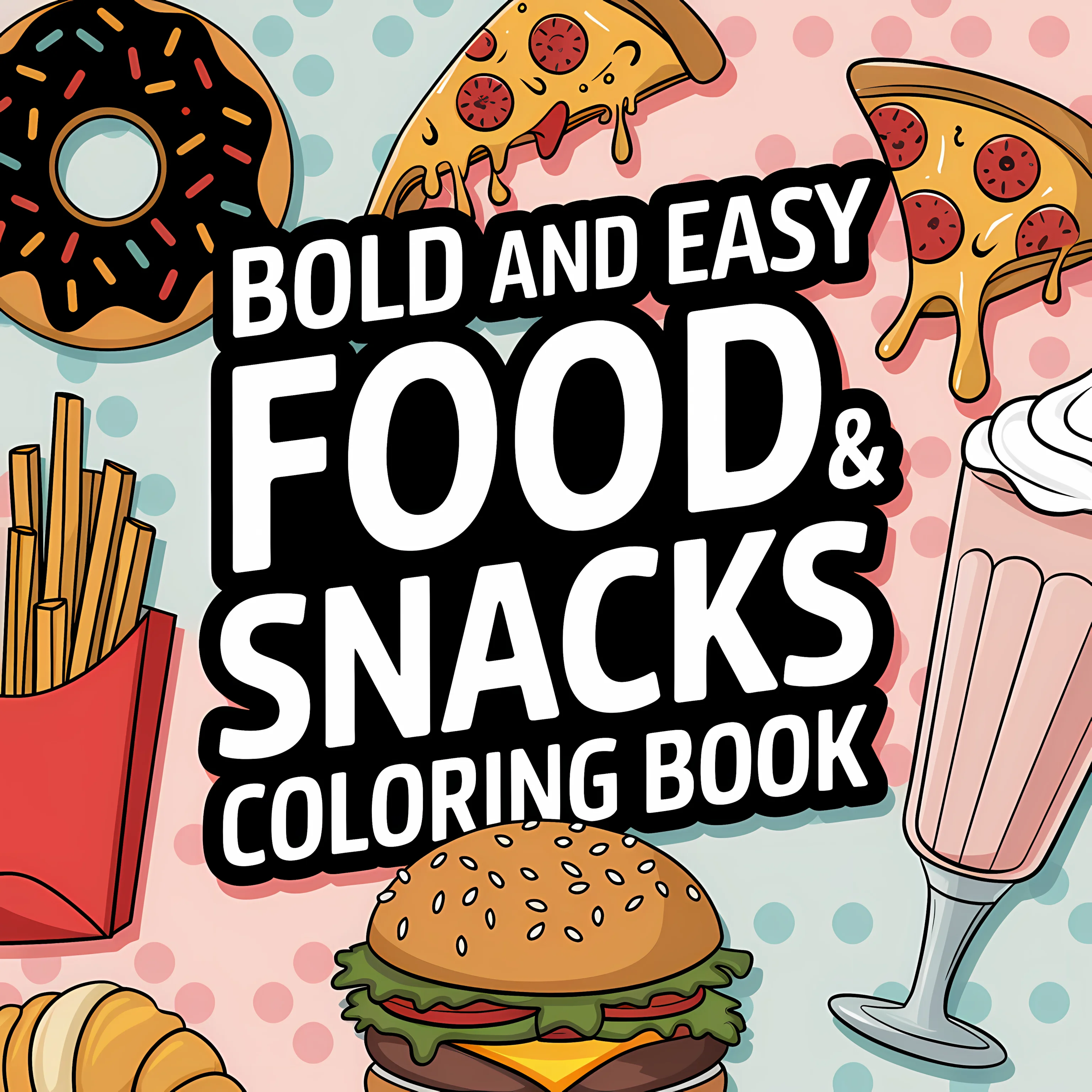 Easy Food and Snacks Coloring  - Food Snacks Coloring Book recensie en prijs