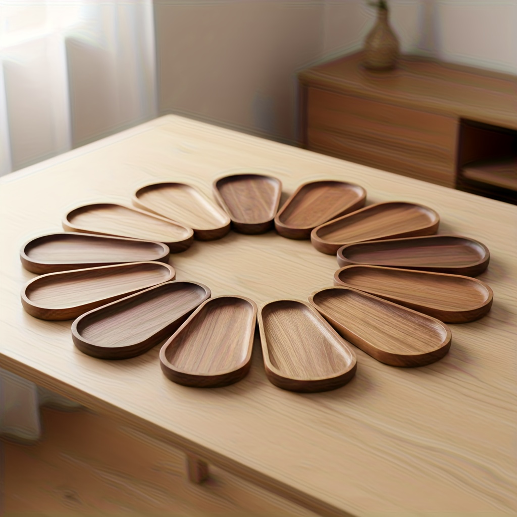 12-Piece Natural Wood Serving  - Food Snacks For Baby Shower recensie en prijs