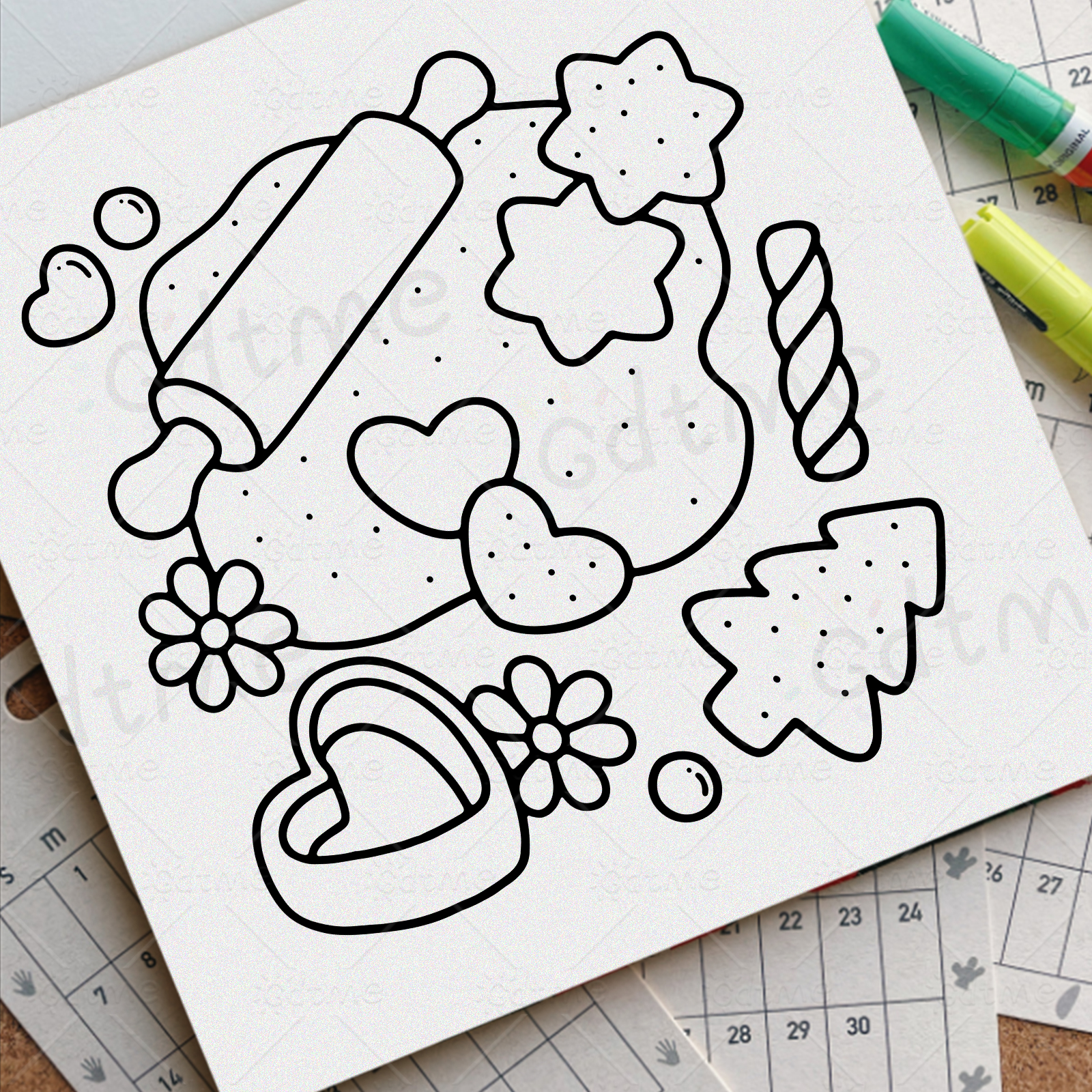 FOOD SWEETS Bold-easy Patterns - Food Snacks Coloring Book recensie en prijs