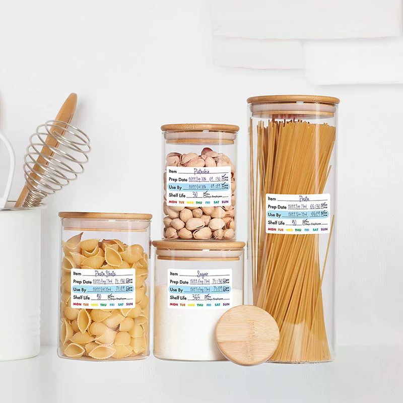 300Pcs/Roll Kitchen Date Food  - Food Snacks Label recensie en prijs