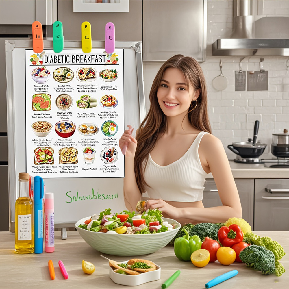 12pcs Diabetic Meal Planner Un - Food Snacks Options recensie en prijs
