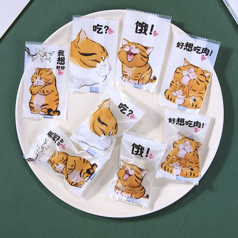 AQ 100pcs/lot Cartoon Cute Cat - Food Snacks For Baby Shower recensie en prijs