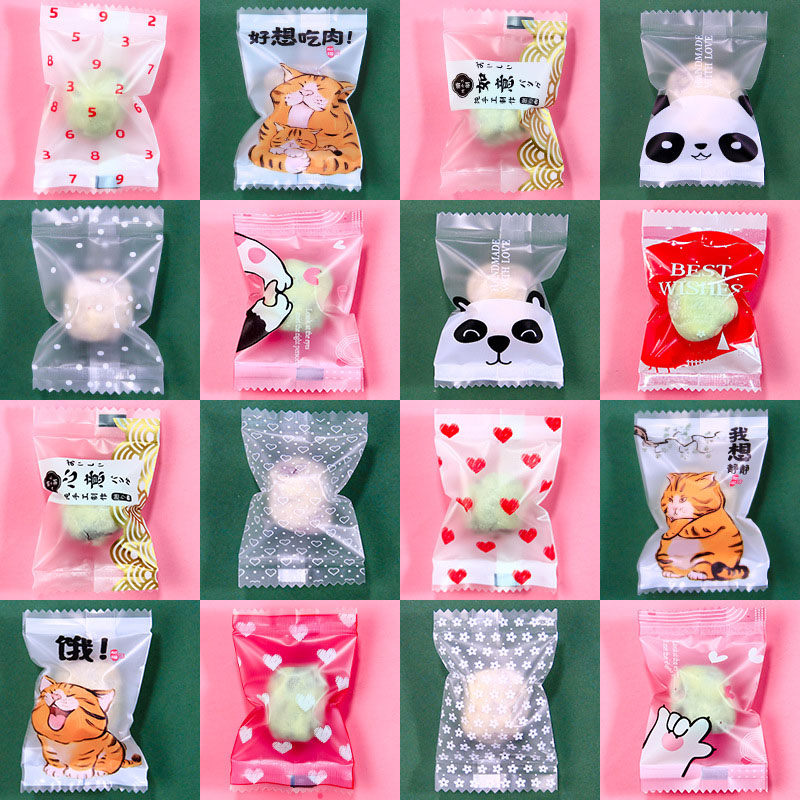 AQ 100pcs/lot Cartoon Cute Cat - Food Snacks For Baby Shower recensie en prijs