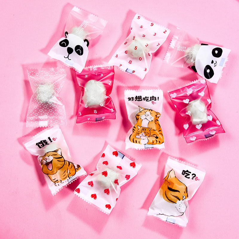 AQ 100pcs/lot Cartoon Cute Cat - Food Snacks For Baby Shower recensie en prijs