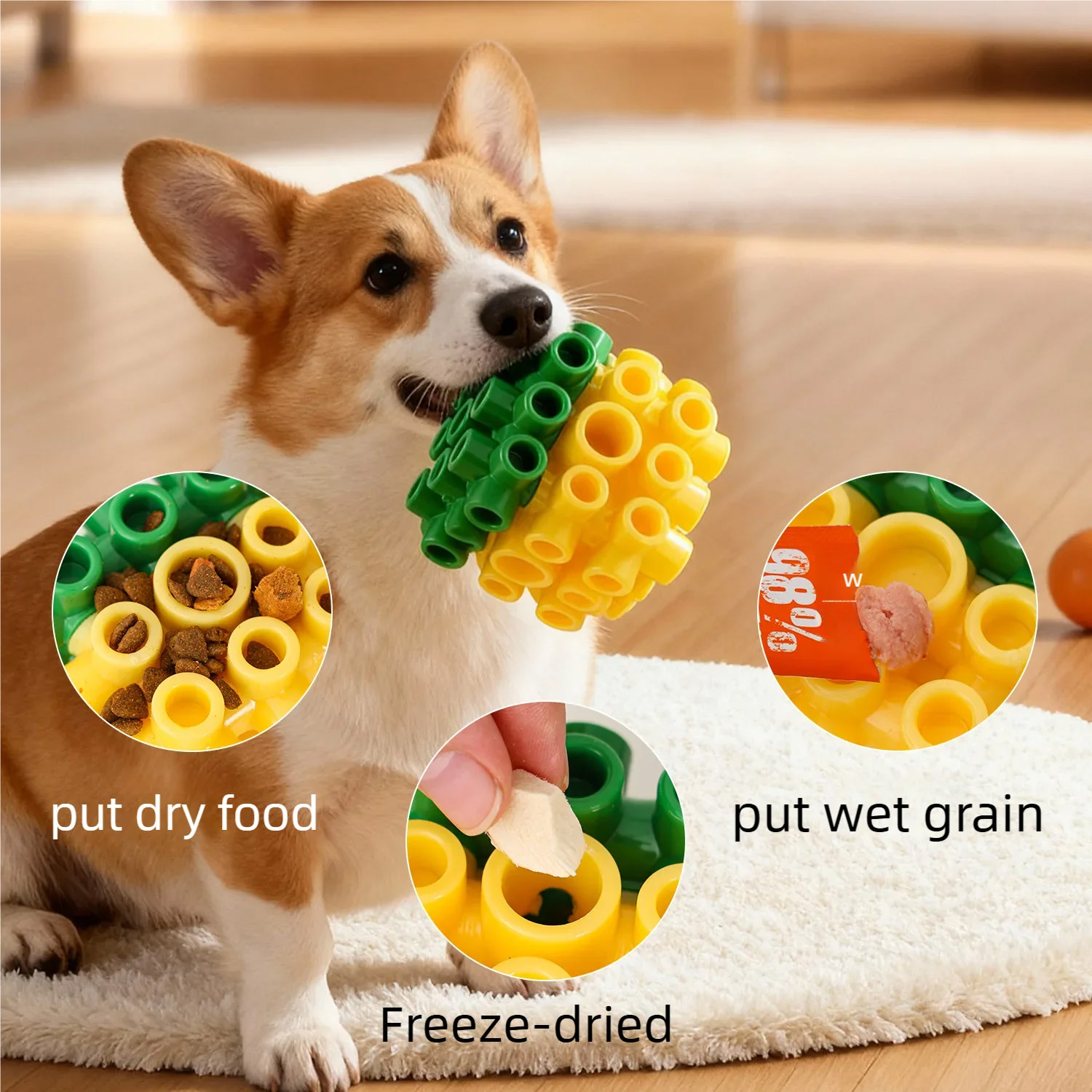 Pet Magic Cube Leaky Food Toy  - Food Energy Snacks recensie en prijs