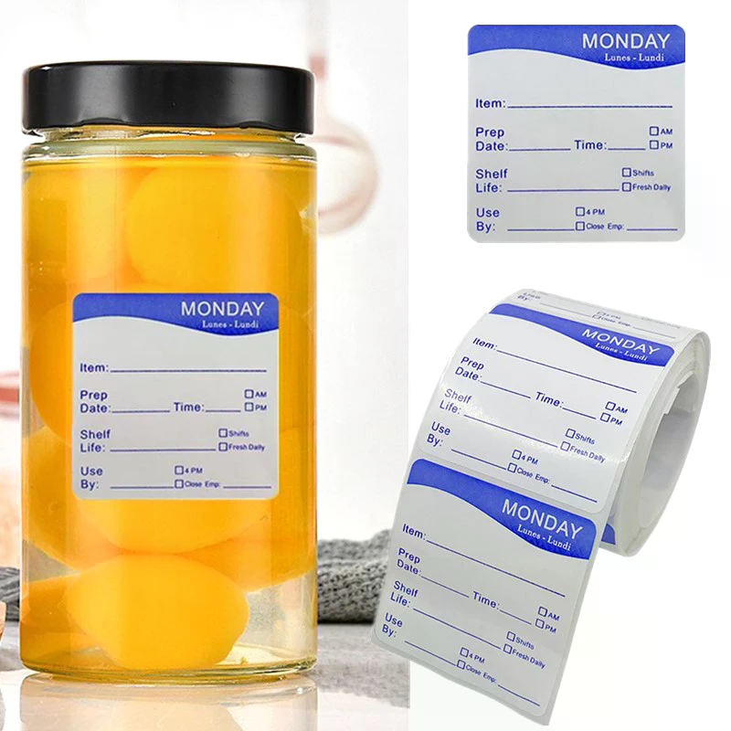 250Pcs/Roll Kitchen Date Food  - Food Snacks Label recensie en prijs
