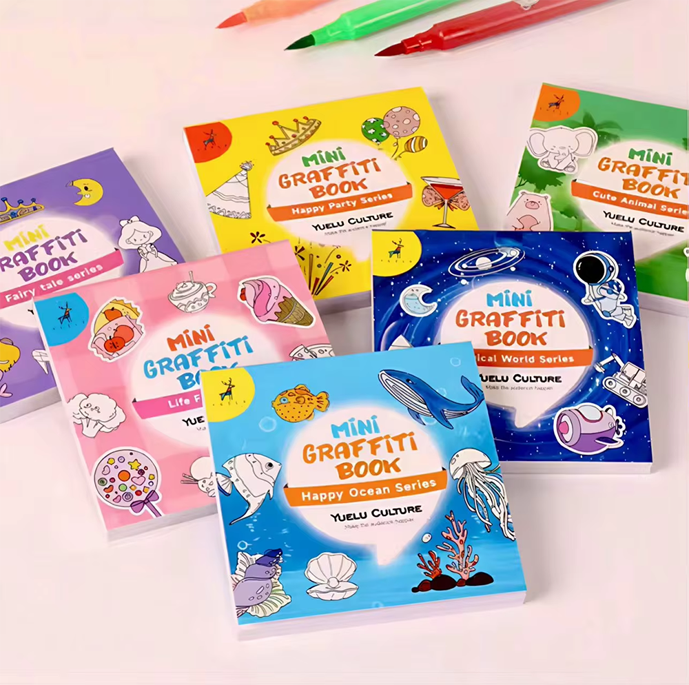 50Sheets Mini Graffiti Noteboo - Food Snacks Coloring Book recensie en prijs