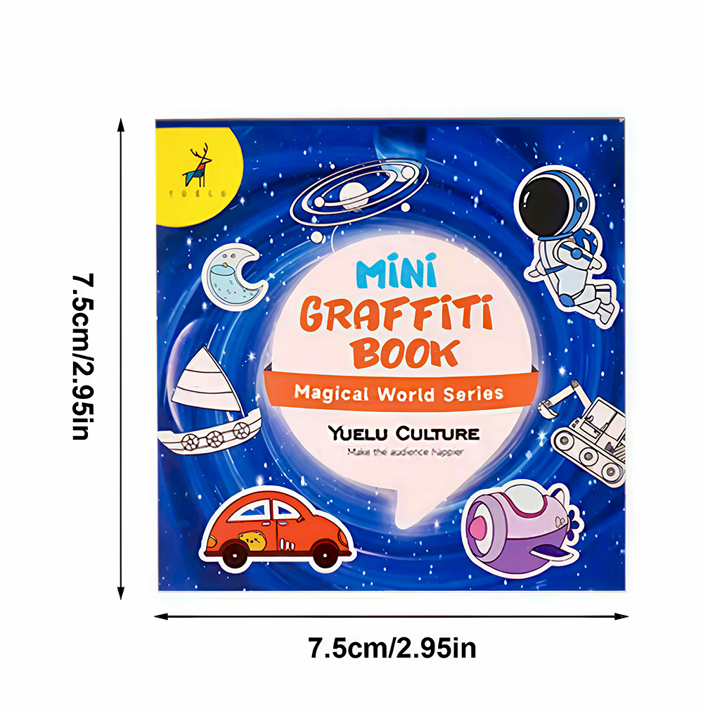 50Sheets Mini Graffiti Noteboo - Food Snacks Coloring Book recensie en prijs