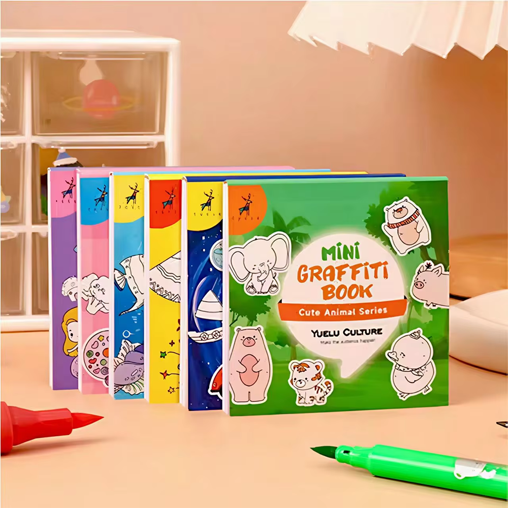 50Sheets Mini Graffiti Noteboo - Food Snacks Coloring Book recensie en prijs