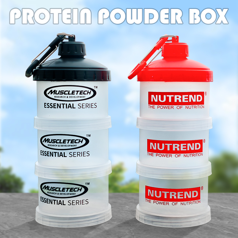 3-layer Portable Protein Powde - Protein Bar Box recensie en prijs