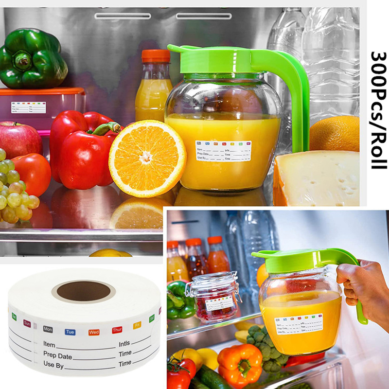 300Pcs/Roll Kitchen Date Food  - Food Snacks Label recensie en prijs