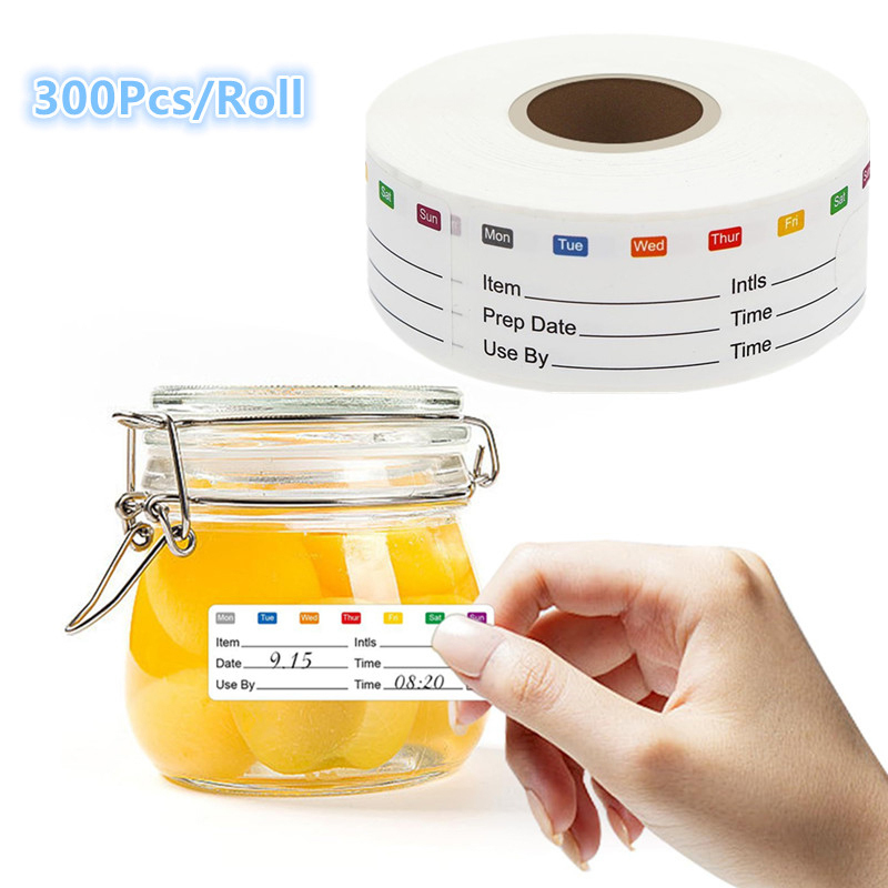 300Pcs/Roll Kitchen Date Food  - Food Snacks Label recensie en prijs