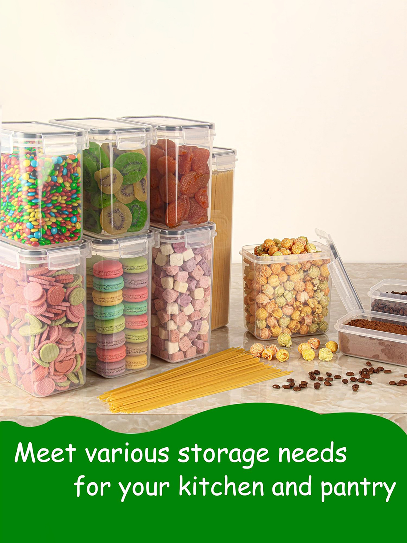 42PCS-Kitchen,Airtight food st - Food Snacks Label recensie en prijs