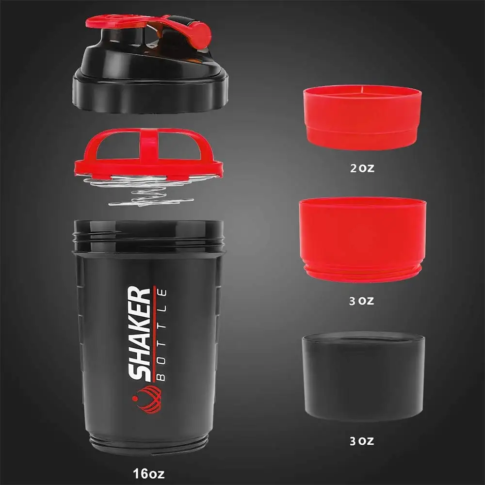500ml Layered Protein Bottle P - Protein Bar Box recensie en prijs