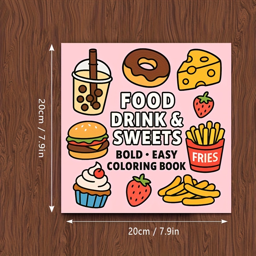 Original Upgraded Version, 24  - Food Snacks Coloring Book recensie en prijs