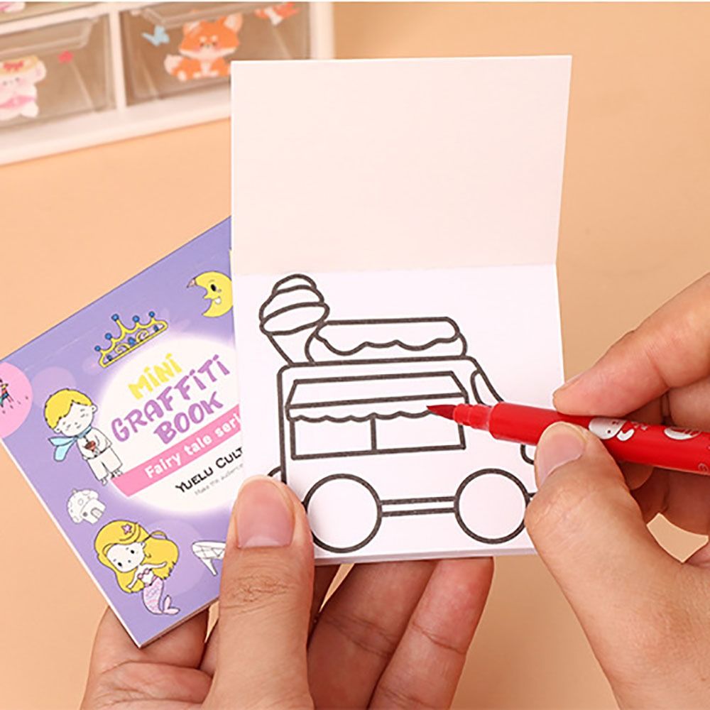 50 sheets Cartoon Paper Colori - Food Snacks Coloring Book recensie en prijs