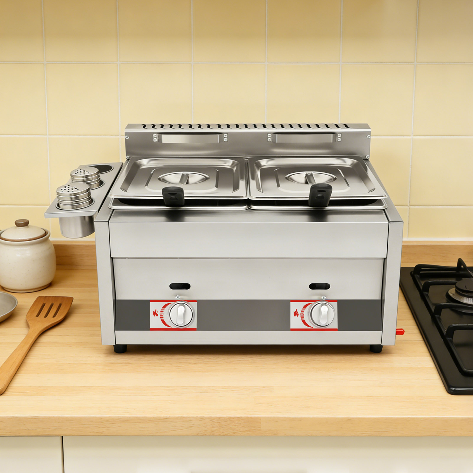 6Lx2 Dual Tank Commercial Gas  - Food Energy Snacks recensie en prijs