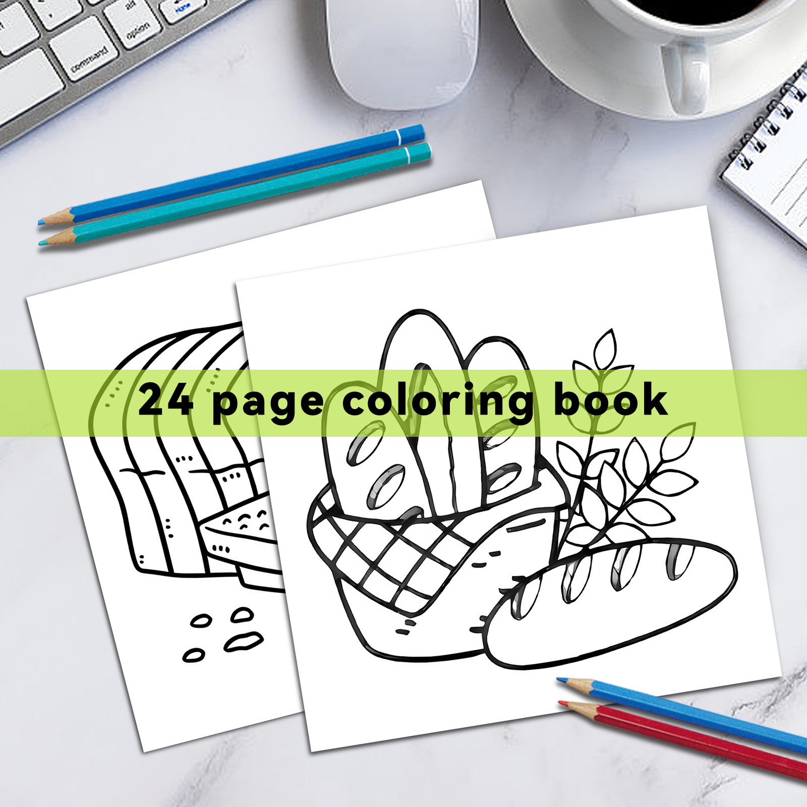 FOOD AND SNACK Coloring Book F - Food Snacks Coloring Book recensie en prijs