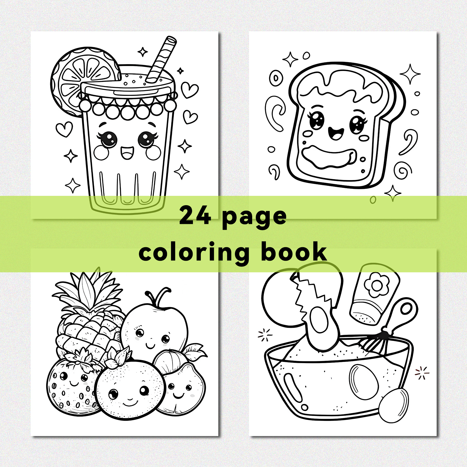 FOOD AND SNACK Coloring Book F - Food Snacks Coloring Book recensie en prijs