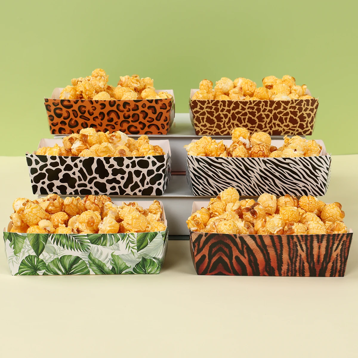 Jungle Animal Mini Snack Trays - Food Snacks For Baby Shower recensie en prijs