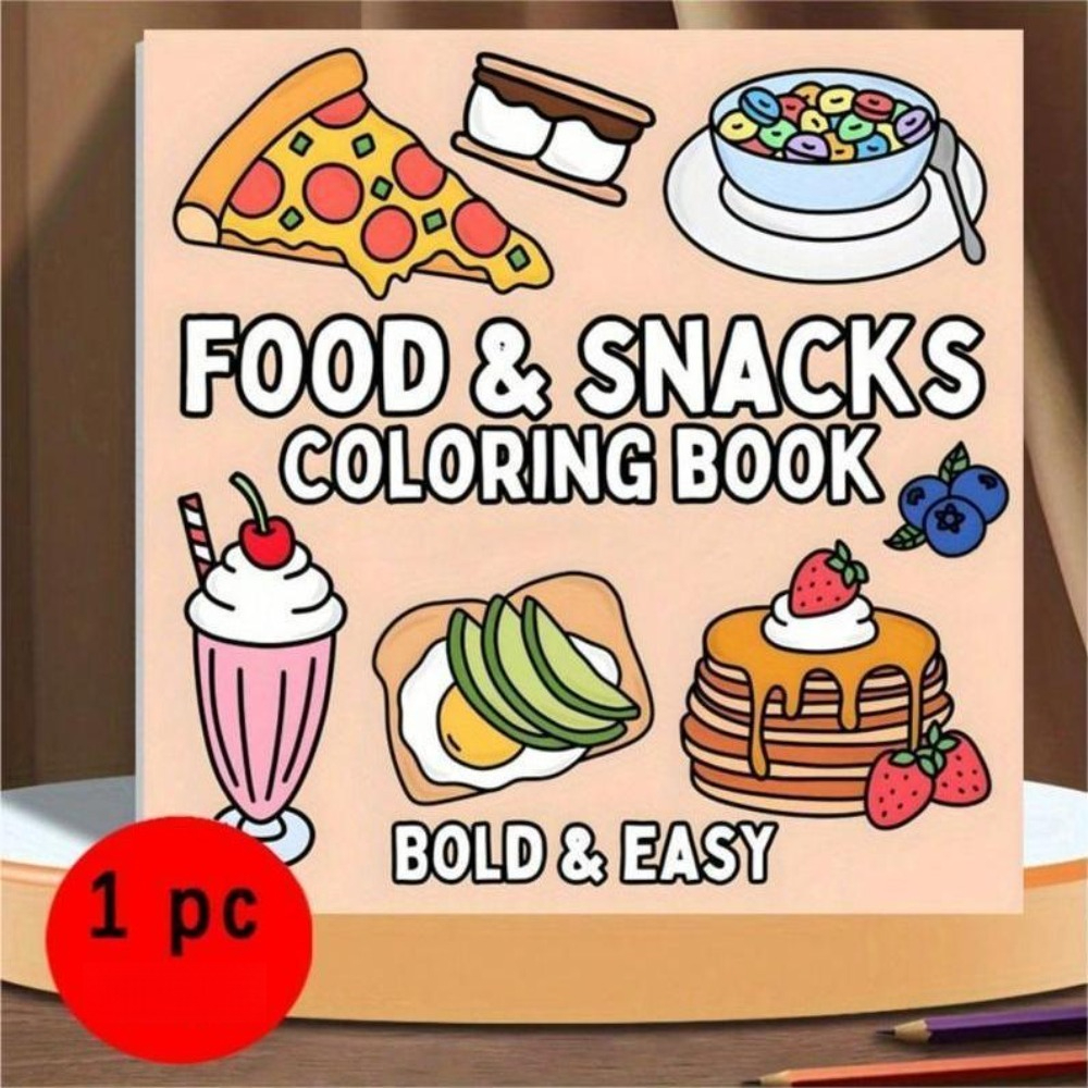 Food and Snacks Coloring Book  - Food Snacks Coloring Book recensie en prijs