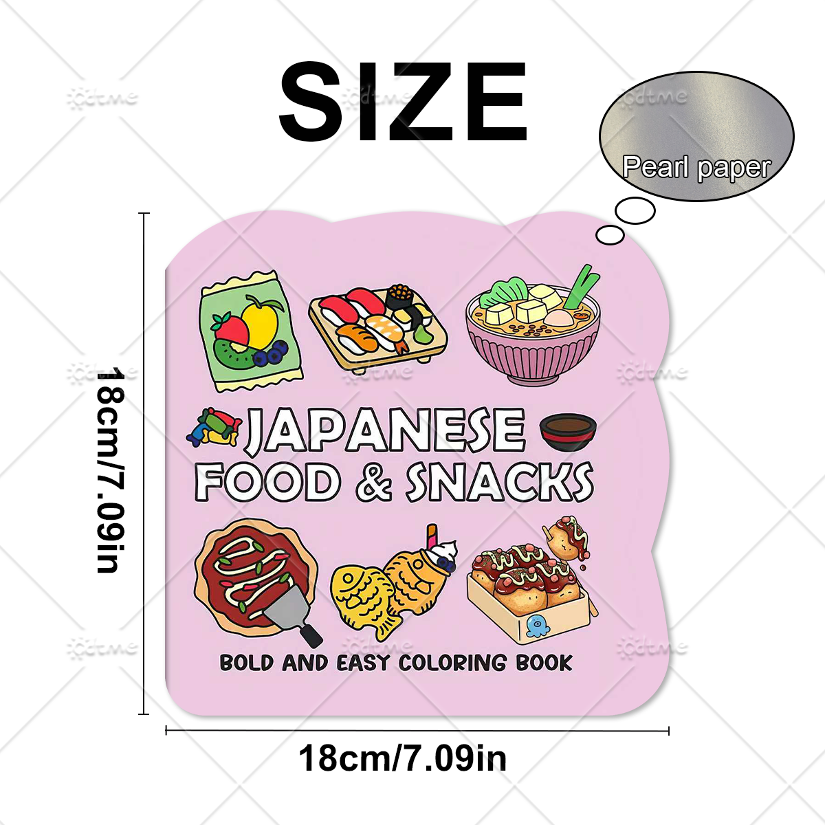 JAPANESE FOOD & SNACKS Irregul - Food Snacks Coloring Book recensie en prijs
