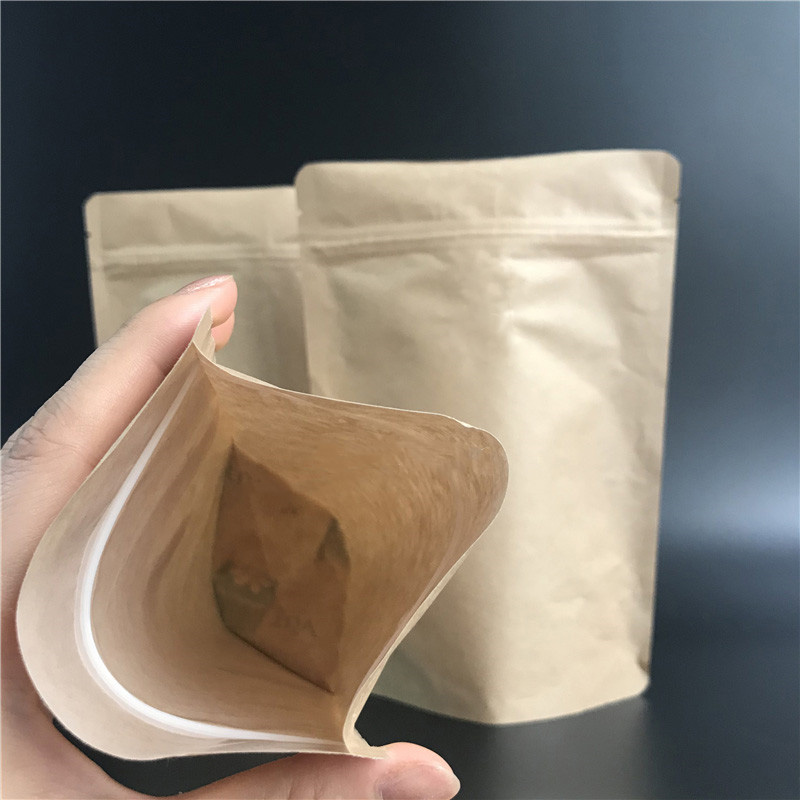 50pcs Resealable Doypack Brown - Food Energy Snacks recensie en prijs