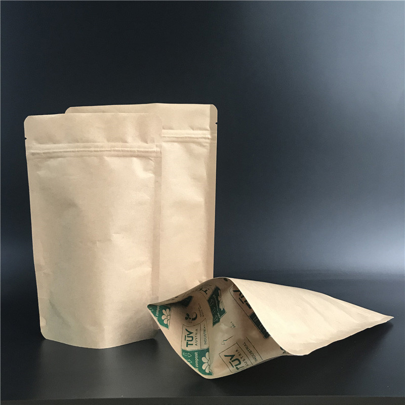 50pcs Resealable Doypack Brown - Food Energy Snacks recensie en prijs