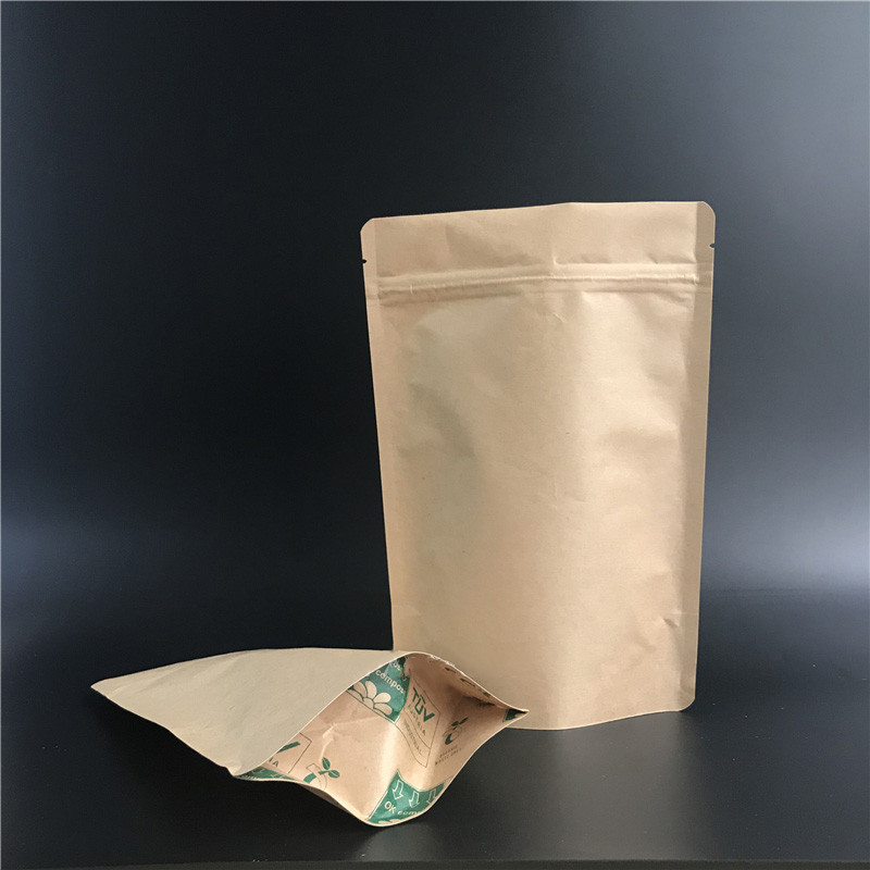 50pcs Resealable Doypack Brown - Food Energy Snacks recensie en prijs